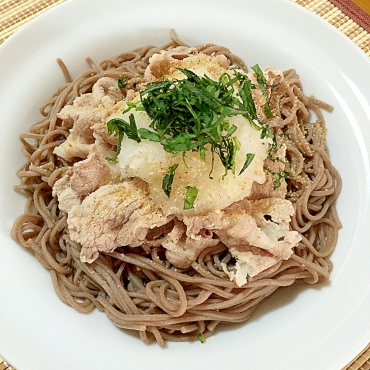さっぱり美味しい 冷しゃぶおろしぶっかけそば レシピ 作り方 By ぽよっちぷーちゃん 楽天レシピ